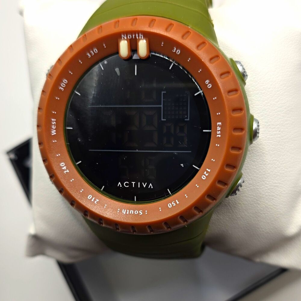 Activa X Invicta Digital Mens Watch 53mm Army green,acw1237 007